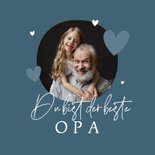 Vatertagskarte für den besten Opa Fotocollage 2