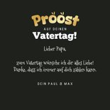 Vatertagskarte Gorilla mit Bier Prosten 3