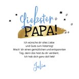 Vatertagskarte Illustration Hände Herz 'I love you' 3