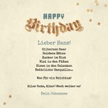 Vintage Geburtstagskarte 60. Geburtstag Motorrad Schild 3