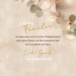 Wehnachtskugeln Glitzer mit Fotos gold beige 3