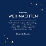 Weihnachtsgrüße Dackel mit Lichterkette 3