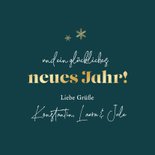 Weihnachtsgrußkarte Familienfotos 'Frohes Fest' 3