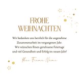 Weihnachtsgrußkarte geschäftlich Auto im Schnee 3