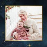 Weihnachtskarte 2 weiße Tauben 'Liebe & Frieden' 2