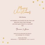 Weihnachtskarte Beautysalon Weihnachtskugeln 3