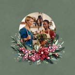 Weihnachtskarte Blumenhandel geschäftlich Florist 2