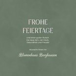 Weihnachtskarte Blumenhandel geschäftlich Florist 3
