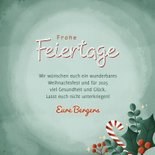 Weihnachtskarte Brief vom Weihnachtsmann 3