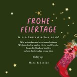 Weihnachtskarte Cowboystiefel 'Howdy Holidays' 3