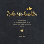 Weihnachtskarte eigenes Foto in Herz 3