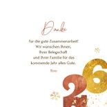 Weihnachtskarte Firma 2026 retro beige 3