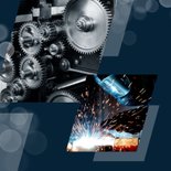 Weihnachtskarte Fotocollage kursiv dunkelblau Lichtpunkte 2