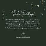 Weihnachtskarte geschäftlich Gartenschere & Firmenlogo 3