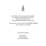 Weihnachtskarte geschäftlich grafisch mit Foto 3