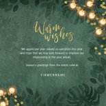 Weihnachtskarte Geschäftskunden 'Warm wishes' 3