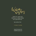 Weihnachtskarte Geschäftspartner 'Warm Wishes' 3