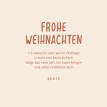 Weihnachtskarte Kerze 'Frohes Fest' 3