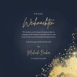 Weihnachtskarte Kunden & Partner Goldsternchen 3