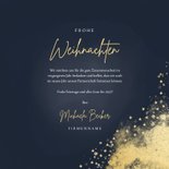 Weihnachtskarte Kunden & Partner Goldsternchen 3