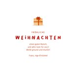 Weihnachtskarte lustige Weihnachtsfiguren 3