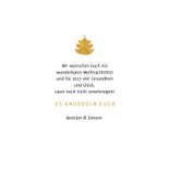 Weihnachtskarte Reh mit Weihnachtsdeko 3