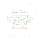 Weihnachtskarte Rotkehlchen 'Viel Kraft'  3