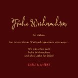 Weihnachtskarte Schwangerschaft ankündigen Baby Foto Kugel 3