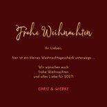 Weihnachtskarte Schwangerschaft ankündigen Baby Foto Kugel 3