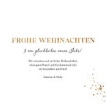 Weihnachtskarte Tannenbaum Goldhintergrund 3