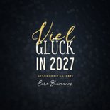 Weihnachtskarte Text in Goldlook 3