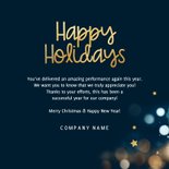 Weihnachtskarte 'Thank you' Logo international Lichter 3