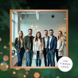 Weihnachtskarte Vielen Dank edler Schriftzug Logo 2