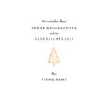 Weihnachtskarte Warm wishes Tannenbäumchen 3