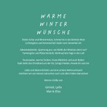 Weihnachtskarte Warme Winterwünsche 3