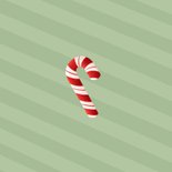 Weihnachtskarte Weihnachtself und Lebkuchenmännchen Rückseite