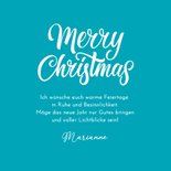 Weihnachtskarte Weihnachtswichtel mit rosa Mütze  3