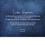 Weihnachtskarte Wichtel mit Laterne 3