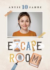 Einladung Escape Room Kindergeburtstag