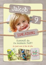Einladung zum Kindergeburtstag Kletterwald Darmstadt