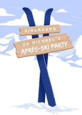 Einladung zur Après-Ski Party mit Bergen
