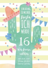 Einladungskarten 16. Geburtstag Send a Smile