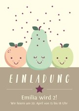 Einladung 2. Geburtstag gestalten Send a Smile