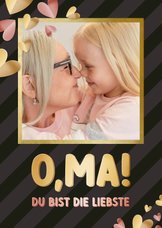 Fotokarte Muttertag für 'O,Ma'