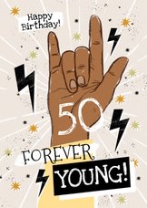 Geburtstagskarte 'Forever Young'