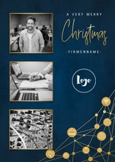 Geschäftliche Weihnachtskarte IT-Branche 