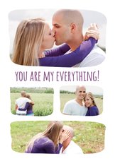 Grußkarte Liebe Fotocollage You are my everything