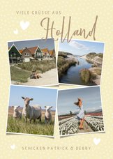 Grußkarte Urlaub in Holland