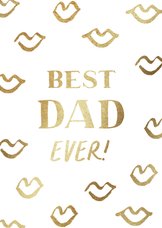 Grußkarte Vatertag 'Best Dad Ever'