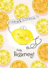 Gute Besserung Zitronen